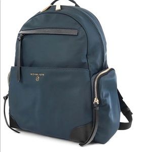 MICHAEL KORS Prescott nylon large women's backpack bag - DK Denim